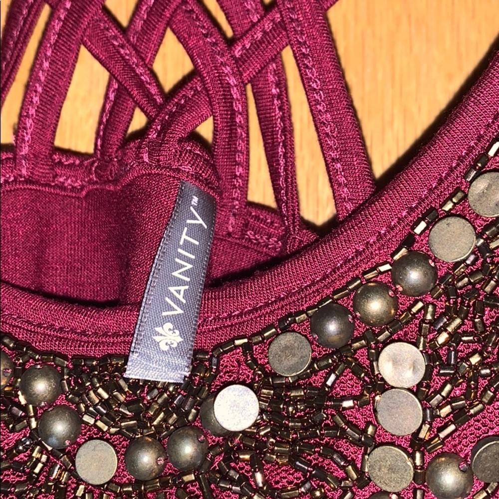Beaded Racerback Tank - Picture 2 of 4
